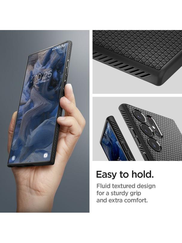 SPIGEN futerał LIQUID AIR do SAMSUNG S23 Ultra matte black