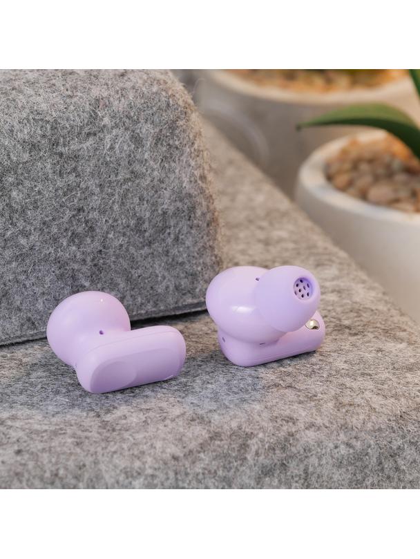 Słuchawki bezprzewodowe douszne Hoco TWS EQ19 fioletowe