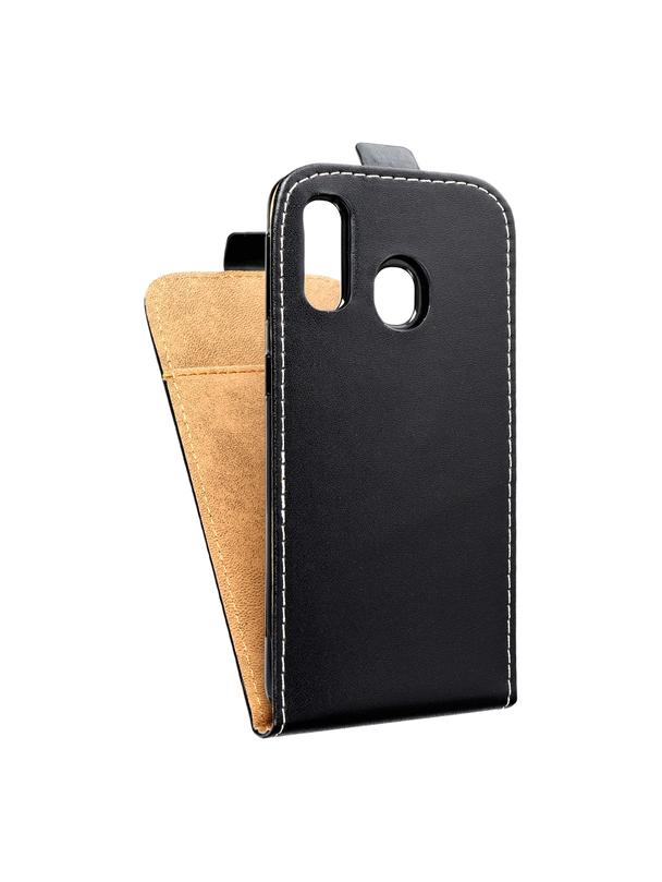 Kabura SLIM FLEXI FRESH pionowa do SAMSUNG A40 czarna