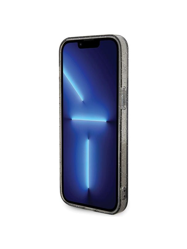 KARL LAGERFELD futerał do IPHONE 15 Pro Max KLHMP15XHGKCNOK (Glitter + MAG) czarny