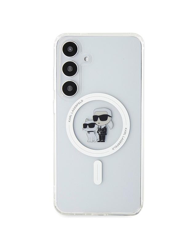 KARL LAGERFELD futerał do SAMSUNG S24 KLHMS24SHGKCNOT (MAGSAFE IML KC) transparentny