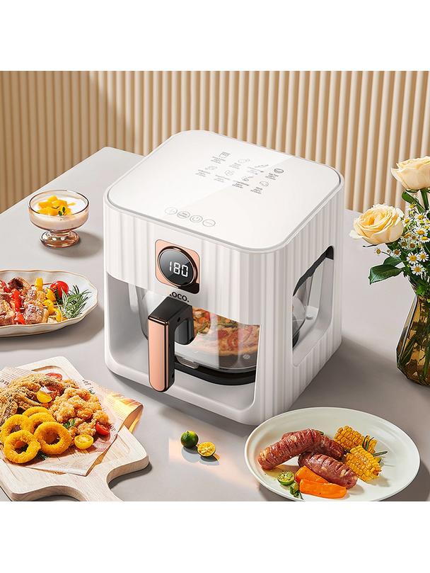 Frytkownica beztłuszczowa Air Fryer Hoco z ekranem dotykowym 4,5L 1100W HE22 biała