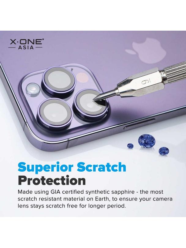 Szkło szafirowe X-ONE na obiektyw aparatu Camera Armor Pro - do iPhone 17