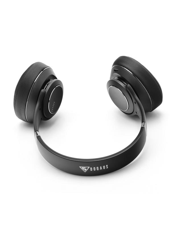 DOQAUS słuchawki bezprzewodowe bluetooth nagłowne VOGUE 9 2w1 czarne
