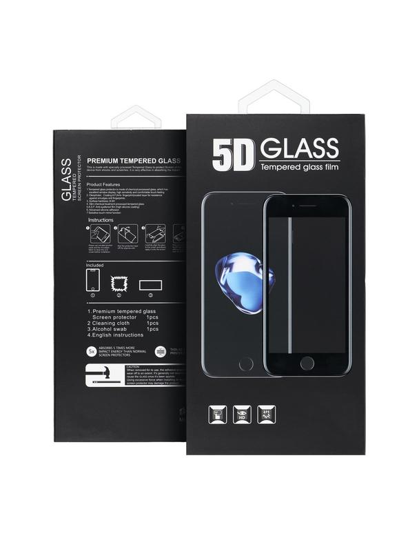 5D Full Glue Tempered Glass - do iPhone 15 Plus / 16 Plus (Privacy) czarny