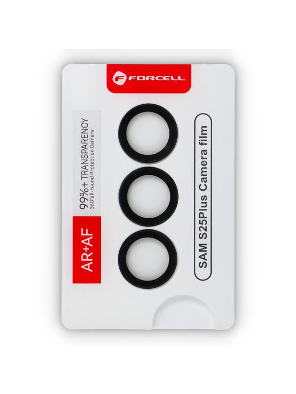 Szkło hartowane na aparat do Samsung S25 Plus Forcell niebiesko-czarne