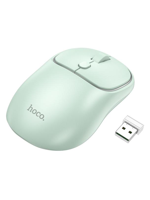 Myszka bezprzewodowa Hoco 2,4G 1600 dpi GM25 zielona