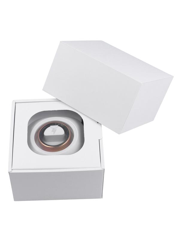 Smart Ring R11M- inteligentny pierścień ze stali ze stacją ładującą rozmiar 13 (22,2mm) złoty