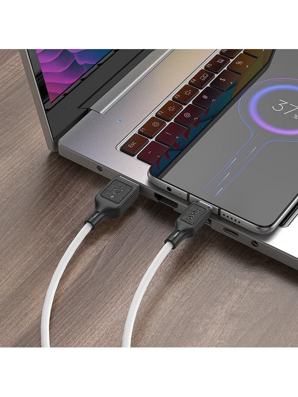 Kabel USB A do Micro USB Hoco 2,4A 1 m X90 biały