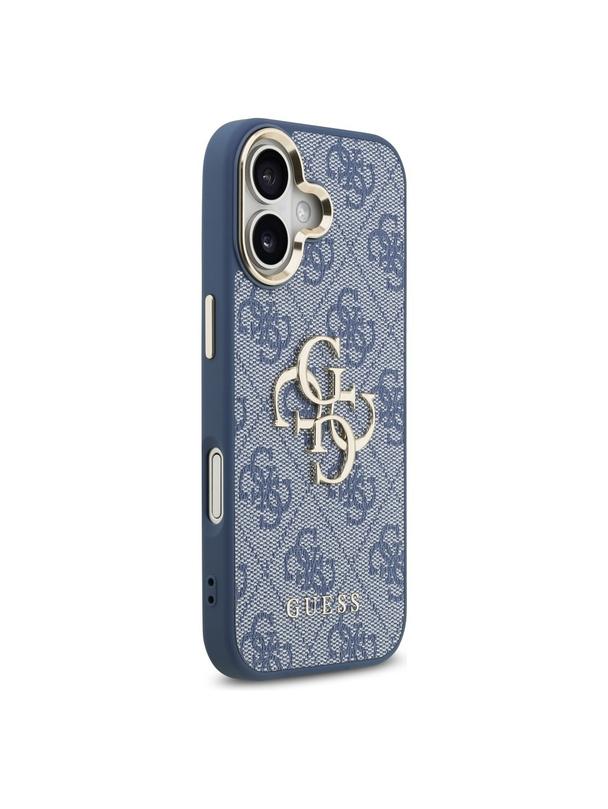 GUESS futerał do IPHONE 17 GUHCP17S4GMGCBL (PU W/ Big 4G Classic Logo) złoto niebieski