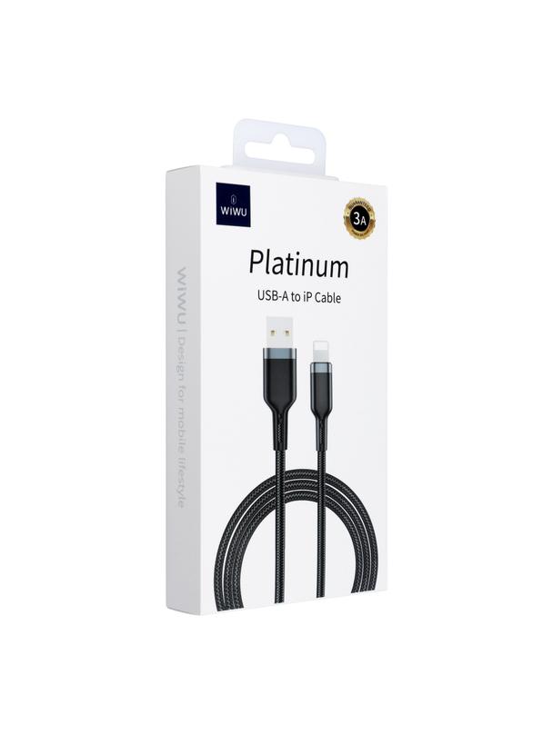Kabel USB A do Lightning Wiwu 3A 1,2m Wi-C019 czarny