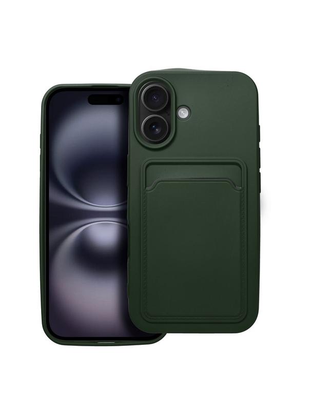Futerał CARD CASE do IPHONE 16 zielony
