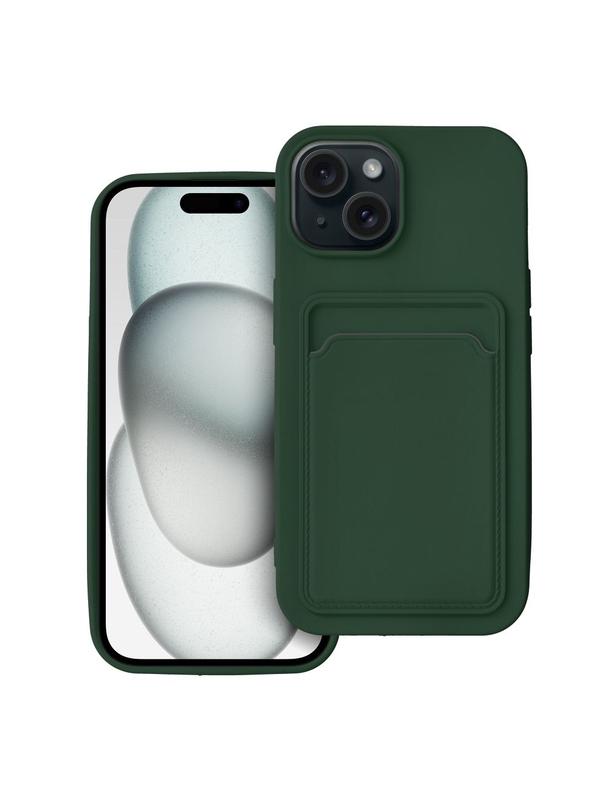 Futerał CARD CASE do IPHONE 15 zielony