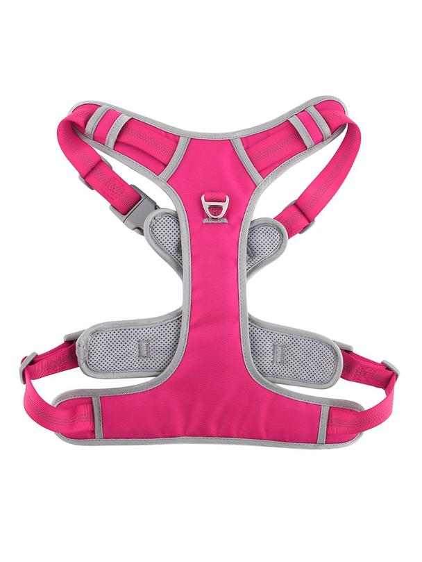 Szelki dla psa OXFORD B rozmiar S różowo szare