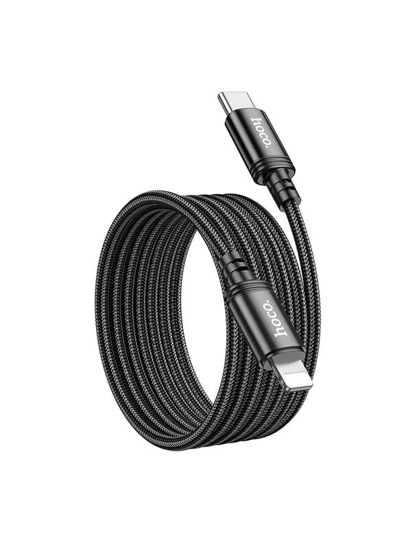Kabel USB C do Lightning Hoco PD 27W 2 m X89 czarny