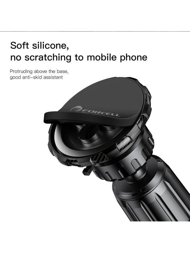 Uchwyt na telefon do samochodu magnetyczny Forcell F-Grip MagElite do kratki czarny