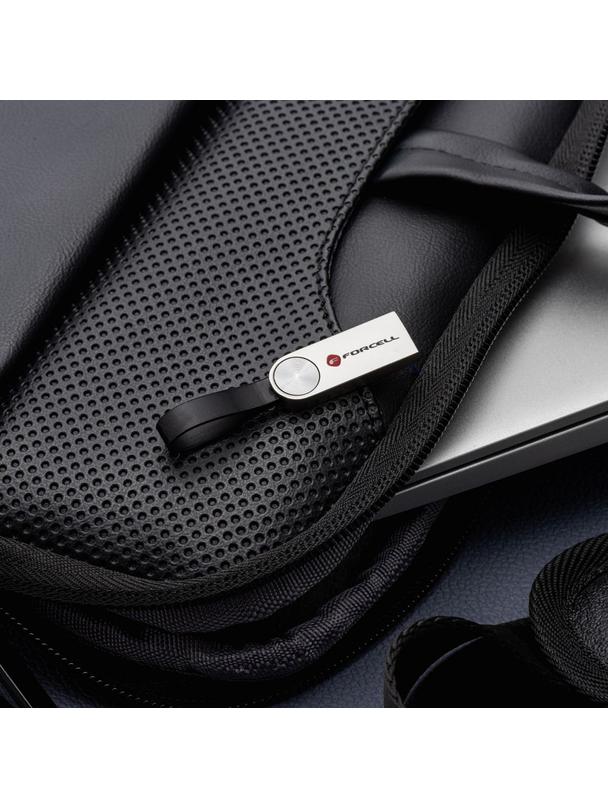 Pendrive 128GB USB 3.2 Gen 1 (USB A) Forcell F-Data Metal srebrny