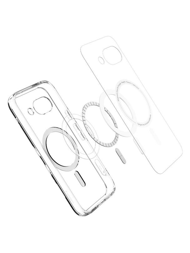 SPIGEN futerał ULTRA HYBRID MAG kompatybilny z MagSafe do GOOGLE PIXEL 9A clear/white
