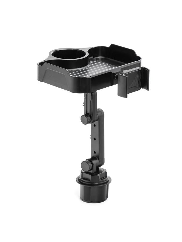 Stolik samochodowy z uchwytem na telefon CP2008 czarny