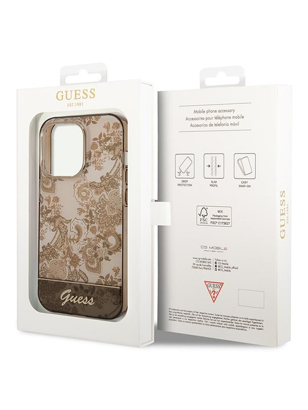 GUESS futerał do IPHONE 14 Pro Max GUHCP14XHGPLHC (IML Electro Cam TDJ) ochra