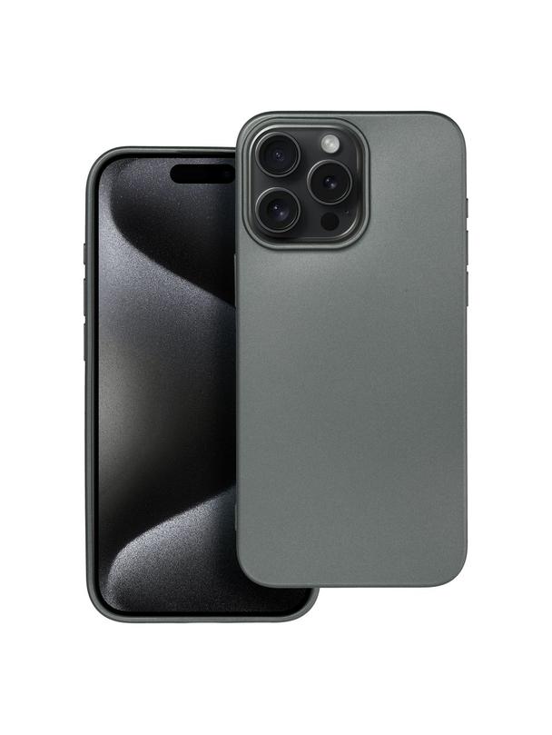 Futerał METALLIC do IPHONE 15 Pro Max szary