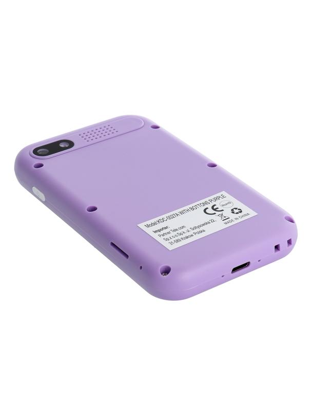 Konsola do gier dla dzieci z ekranem IPS 2,4" z przyciskami KDC-0027A fioletowy