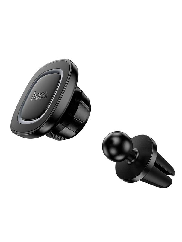 Uchwyt na telefon do samochodu magnetyczny Hoco do kratki H72 czarno szary