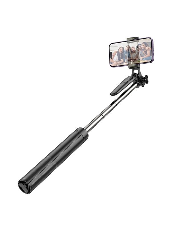 Selfie stick Hoco tripod z pilotem bezprzewodowym K19 czarny