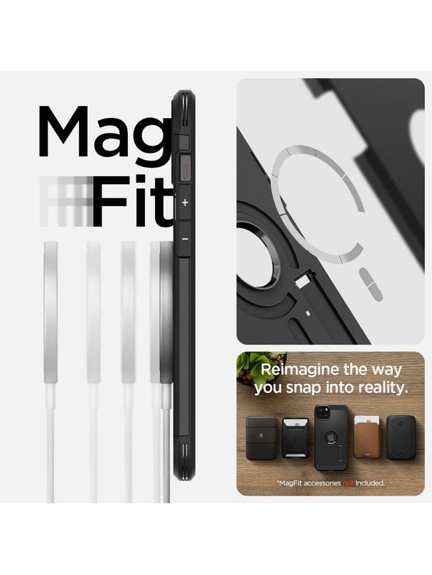 SPIGEN futerał TOUGH ARMOR MAG kompatybilny z MagSafe do IPHONE 15 black