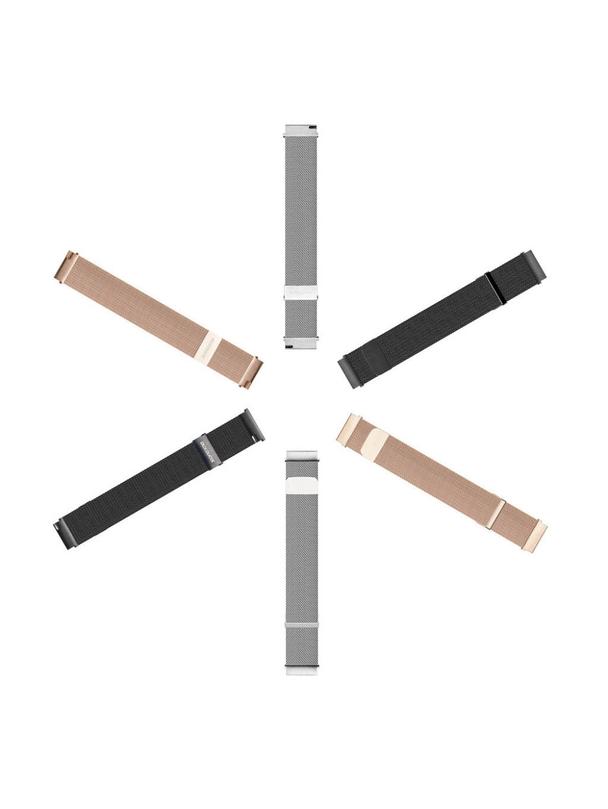 DUX DUCIS pasek MILANESE magnetyczny ze stali nierdzewnej 22 mm złoty