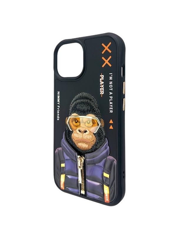 NIMMY futerał COOL&CUTE 2.0 Monkey do IPHONE 15 czarny