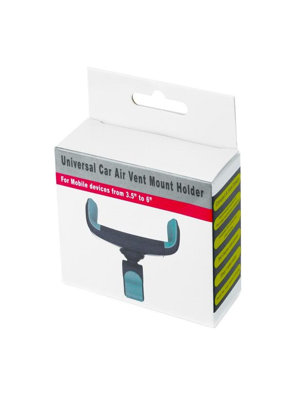 Uchwyt samochodowy do kratki 360 SILK czarno szary