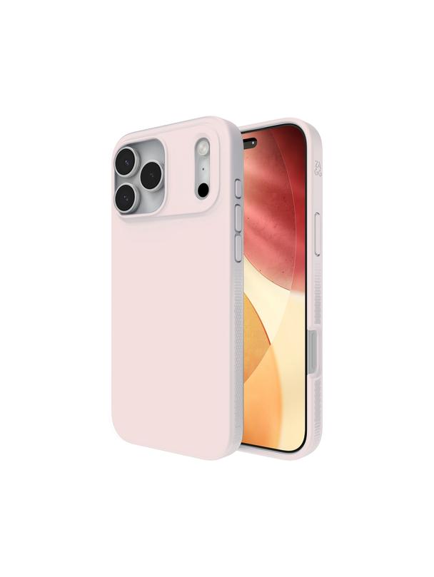 ZAGG futerał MANHATTAN SNAP kompatybilny z MagSafe do IPHONE 17 Pro Max pink blush