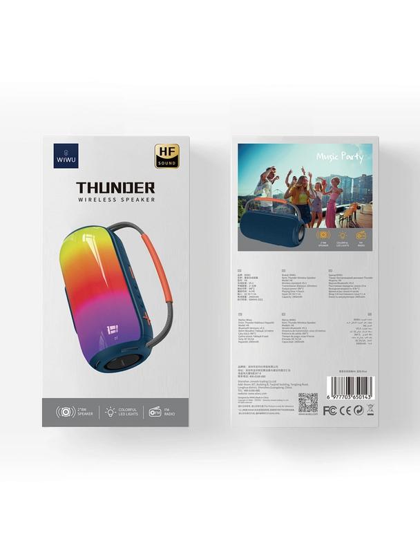 WiWU - Głośnik bezprzewodowy Thunder H6 16W