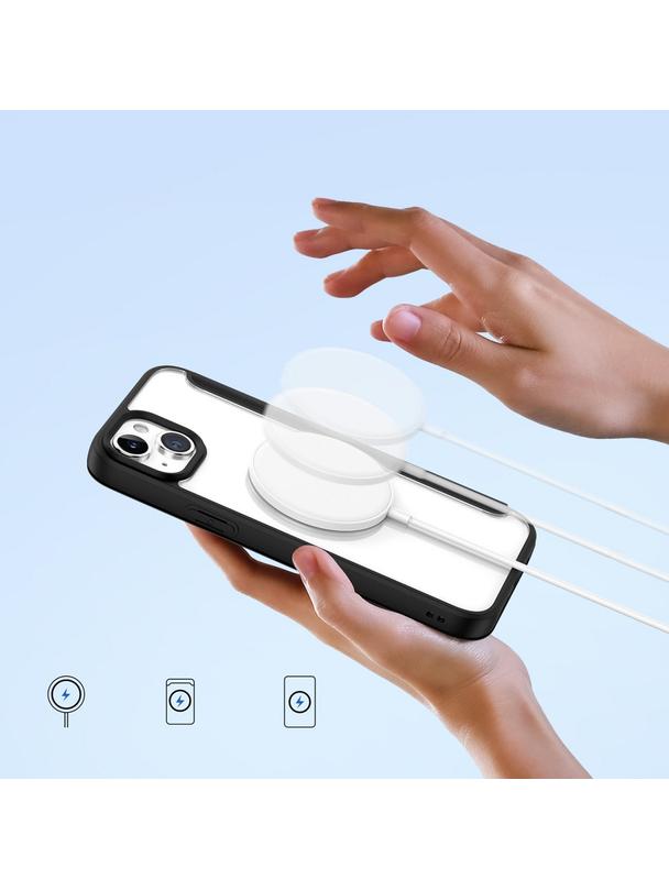 DUX DUCIS kabura SKIN X PRO kompatybilna z MagSafe do IPHONE 15 Plus czarna