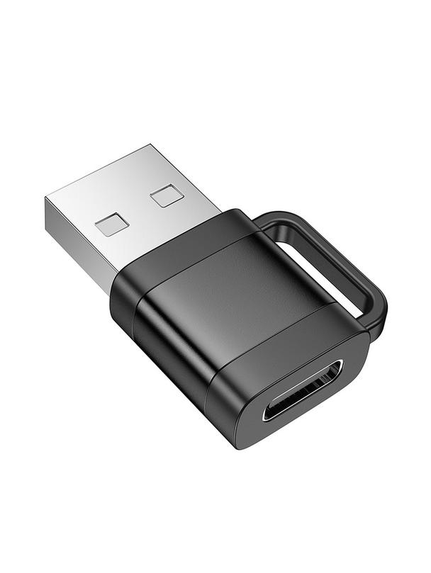 Adapter OTG USB A do USB C Hoco 3A UA31D czarny