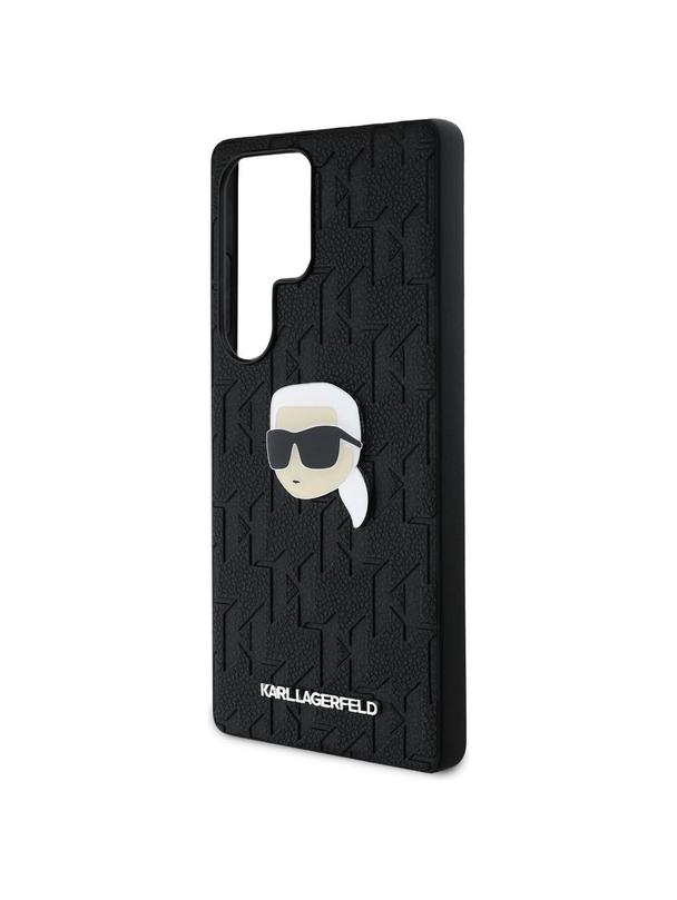 KARL LAGERFELD futerał do SAMSUNG S25 Ultra KLHCS25LPGKLKIPK (PU Monogram K. Head Pin) czarny