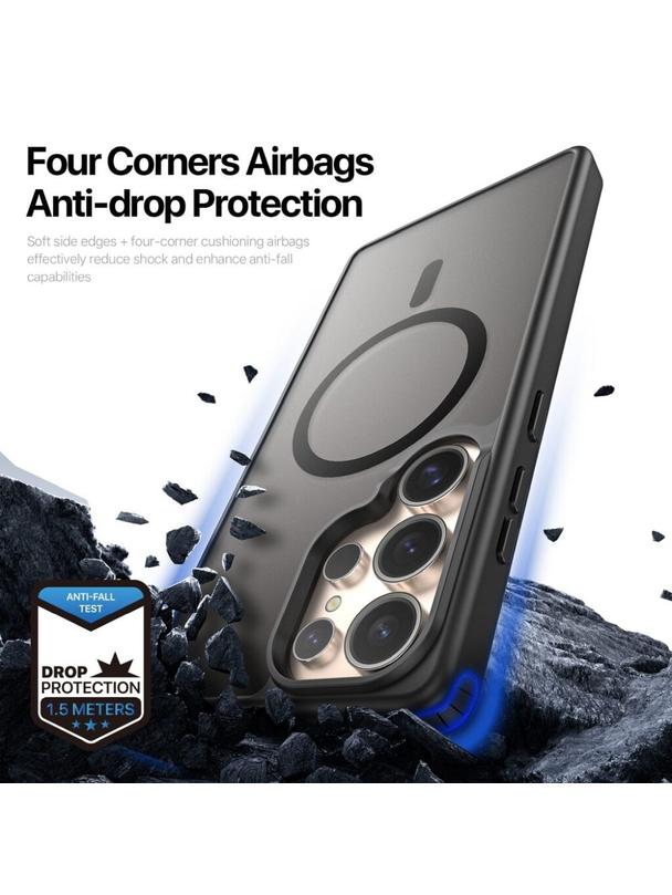 DUX DUCIS futerał YIND kompatybilny z MagSafe do SAMSUNG S25 Ultra czarny