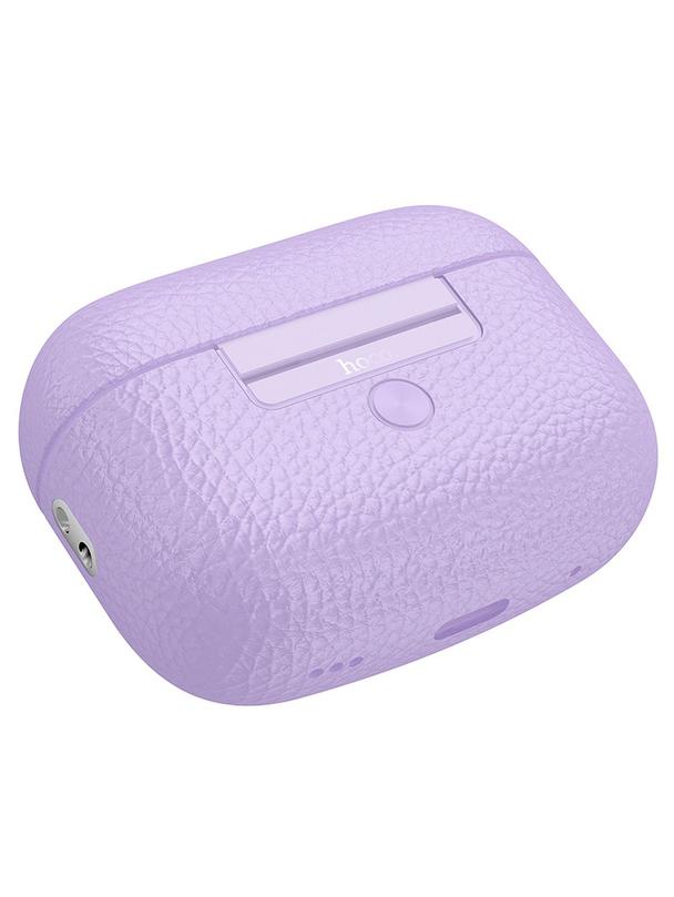 Słuchawki bezprzewodowe douszne Hoco TWS EQ15 fioletowe