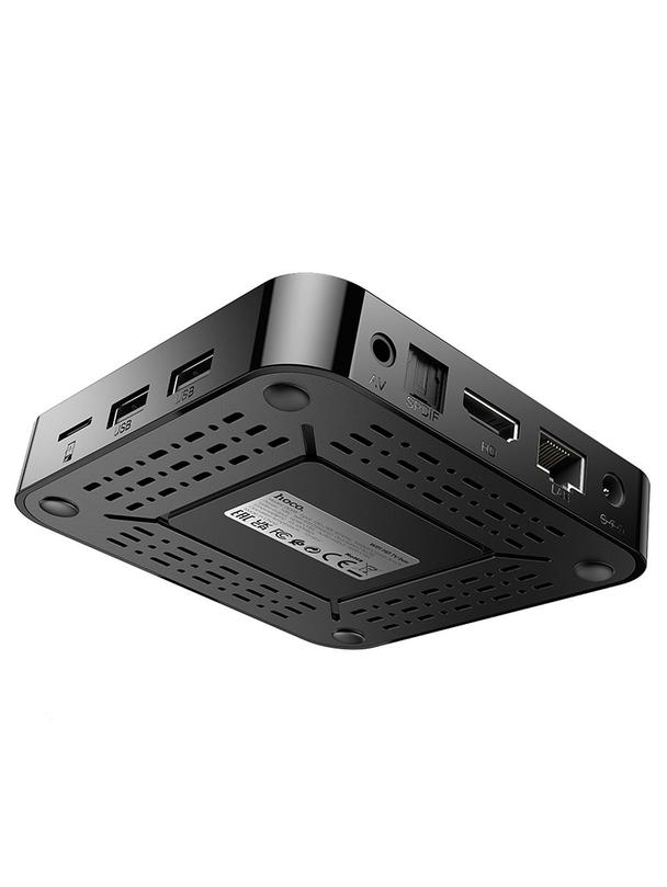 TV box Hoco WiFi 4K Android DQ08 czarny