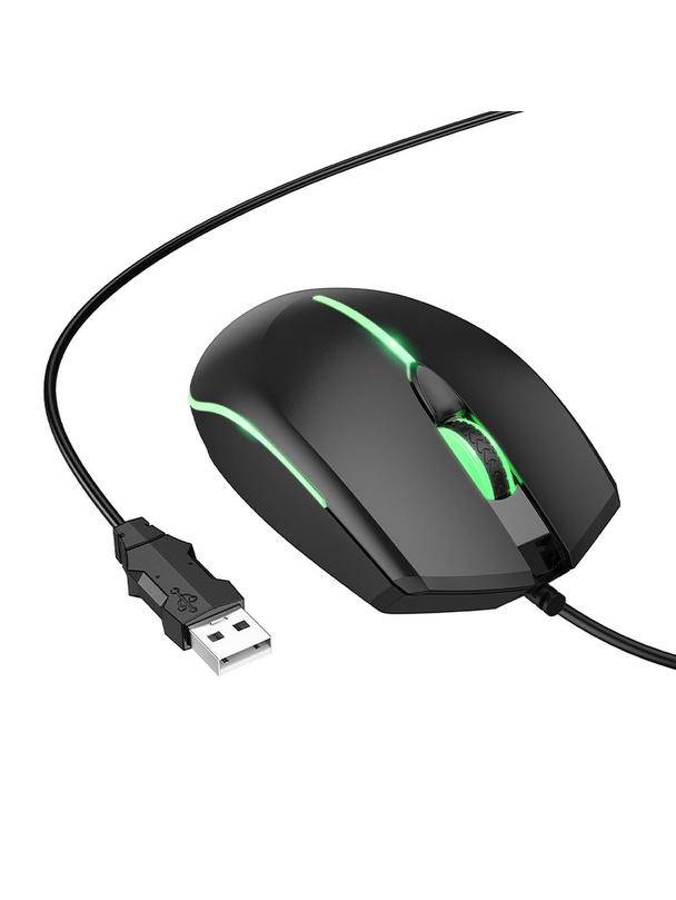 Myszka przewodowa gamingowa Hoco USB A 2400 dpi GM37 czarna