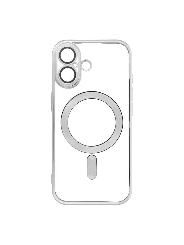 Futerał ELECTRO MAG COVER kompatybilny z MagSafe do IPHONE 17 srebrny