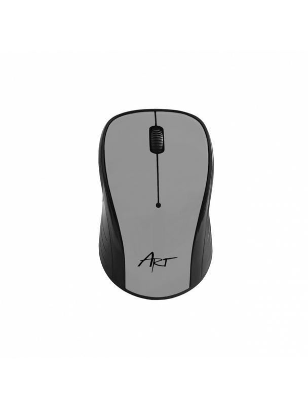 ART myszka komputerowa bezprzewodowa 2400 dpi AM-92 srebrna