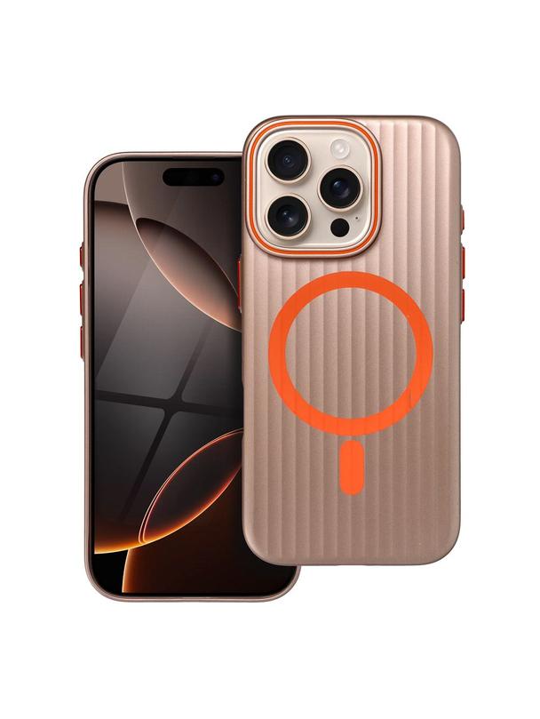 Futerał SIMPLY kompatybilny z MagSafe do IPHONE 16 Pro tytan pustynny