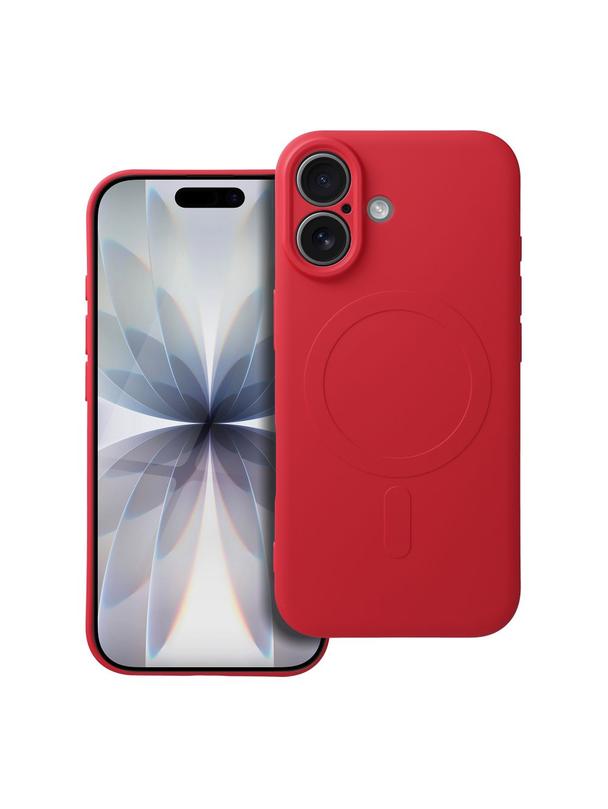 Futerał SILICONE MAG COVER kompatybilny z MagSafe do IPHONE 17 czerwony