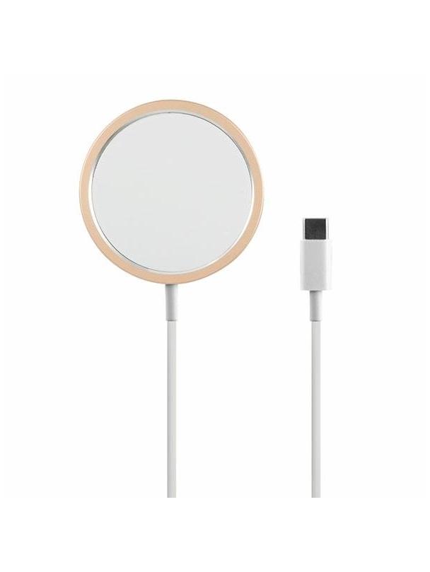 Ładowarka indukcyjna Guess zgodna z MagSafe 15W GUCBMSLRD złota