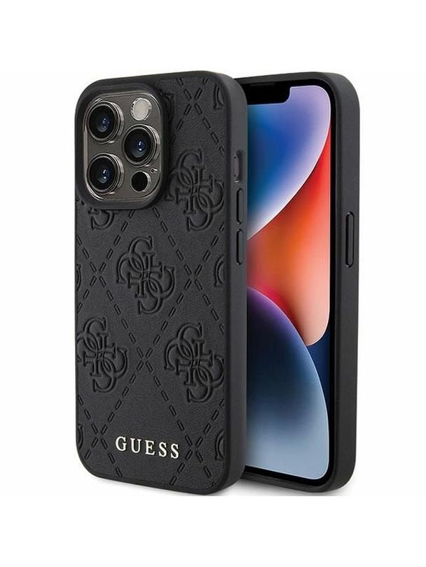 GUESS futerał do IPHONE 15 Pro GUHCP15LP4EPMK (Quilted 4G Classic) czarny
