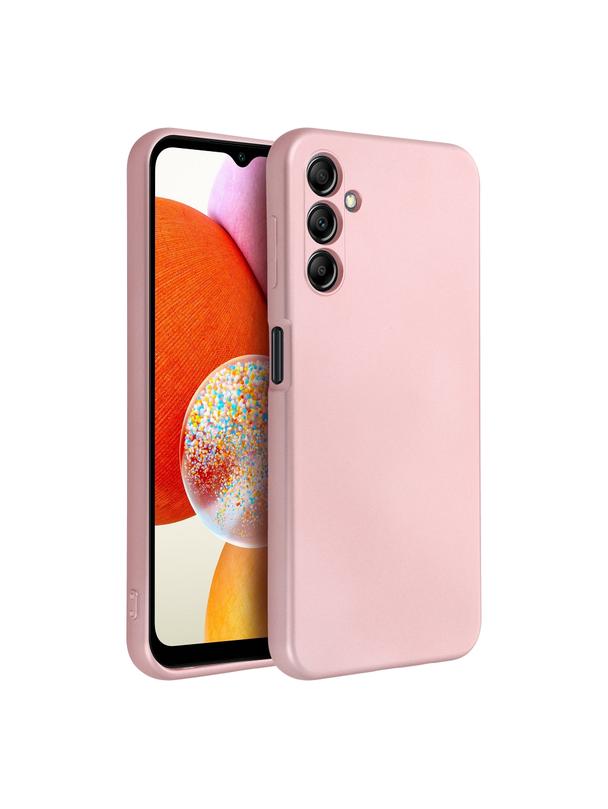 Futerał METALLIC do SAMSUNG A14 5G / A14 4G różowy