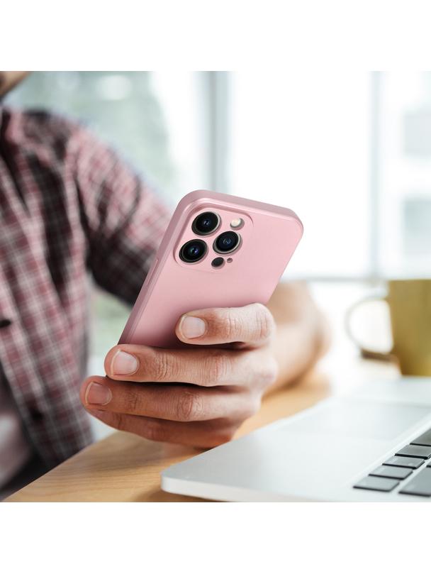 Futerał METALLIC do IPHONE 17 różowy