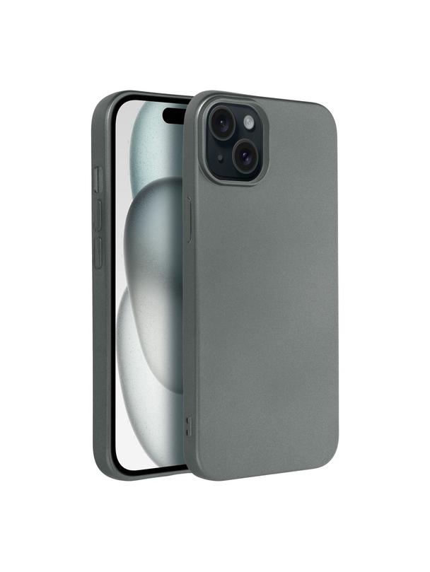 Futerał METALLIC do IPHONE 15 Plus szary